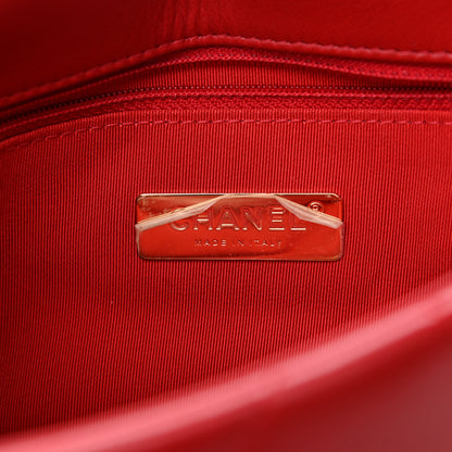 Chanel Lambskin Quilted Medium Chanel 19 Flap Red 6 of 11