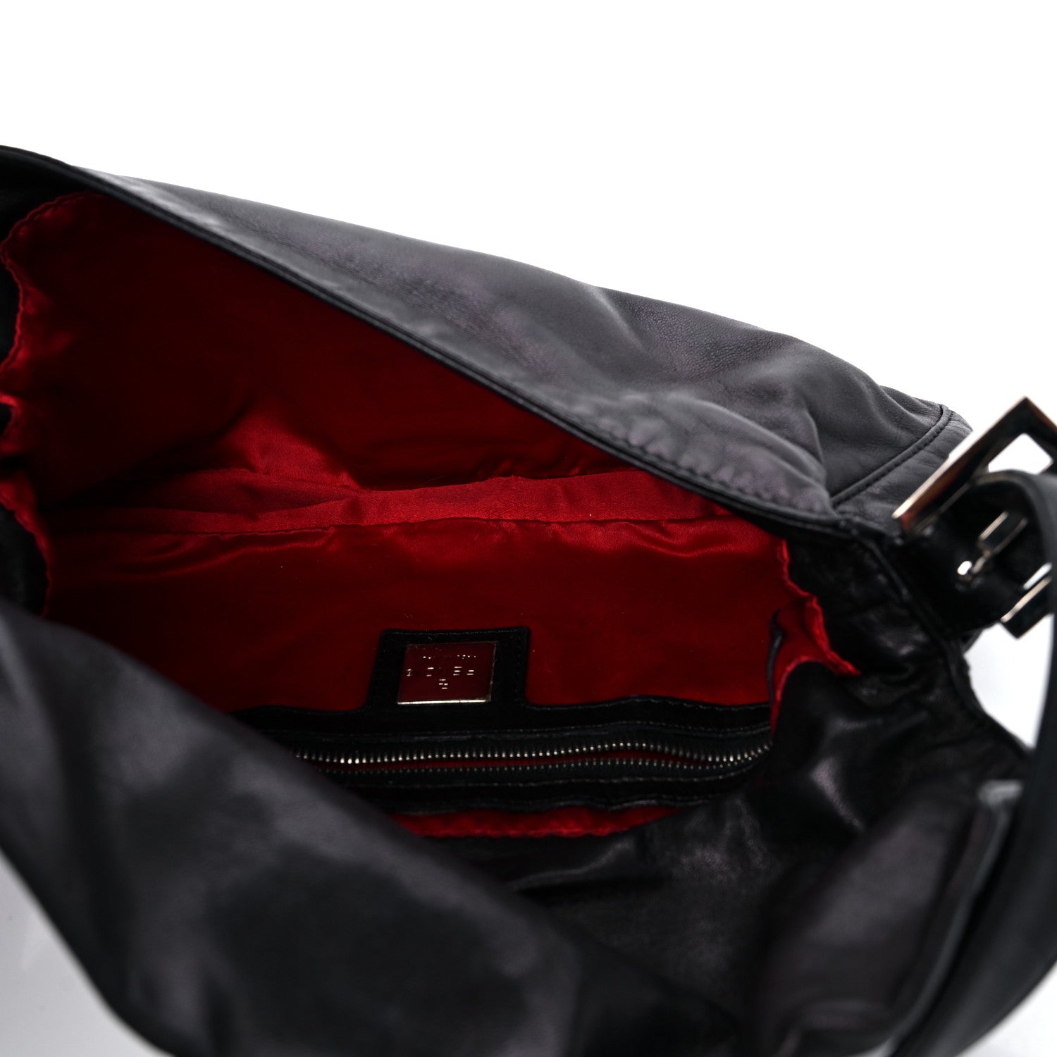 Fendi Nappa Baguette Black 5 of 11