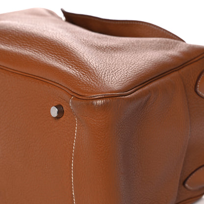 Hermes Taurillon Clemence Lindy 34 Gold 8 of 17