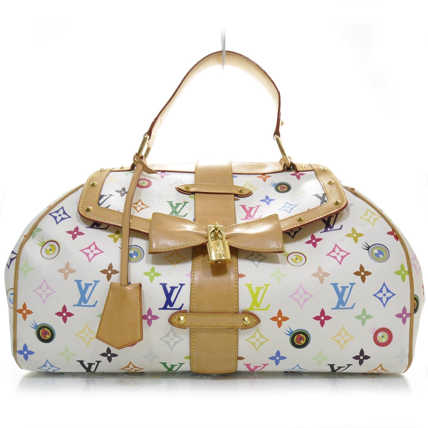 Louis Vuitton Monogram Multicolor Murakami Eye Love You White 1 of 10
