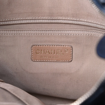 Chanel Caviar Stitched Tote Blue 6 of 14