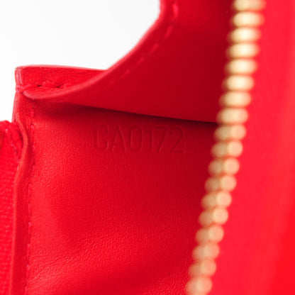 Louis Vuitton Vernis Key Pouch Rouge Grenadine 7 of 7