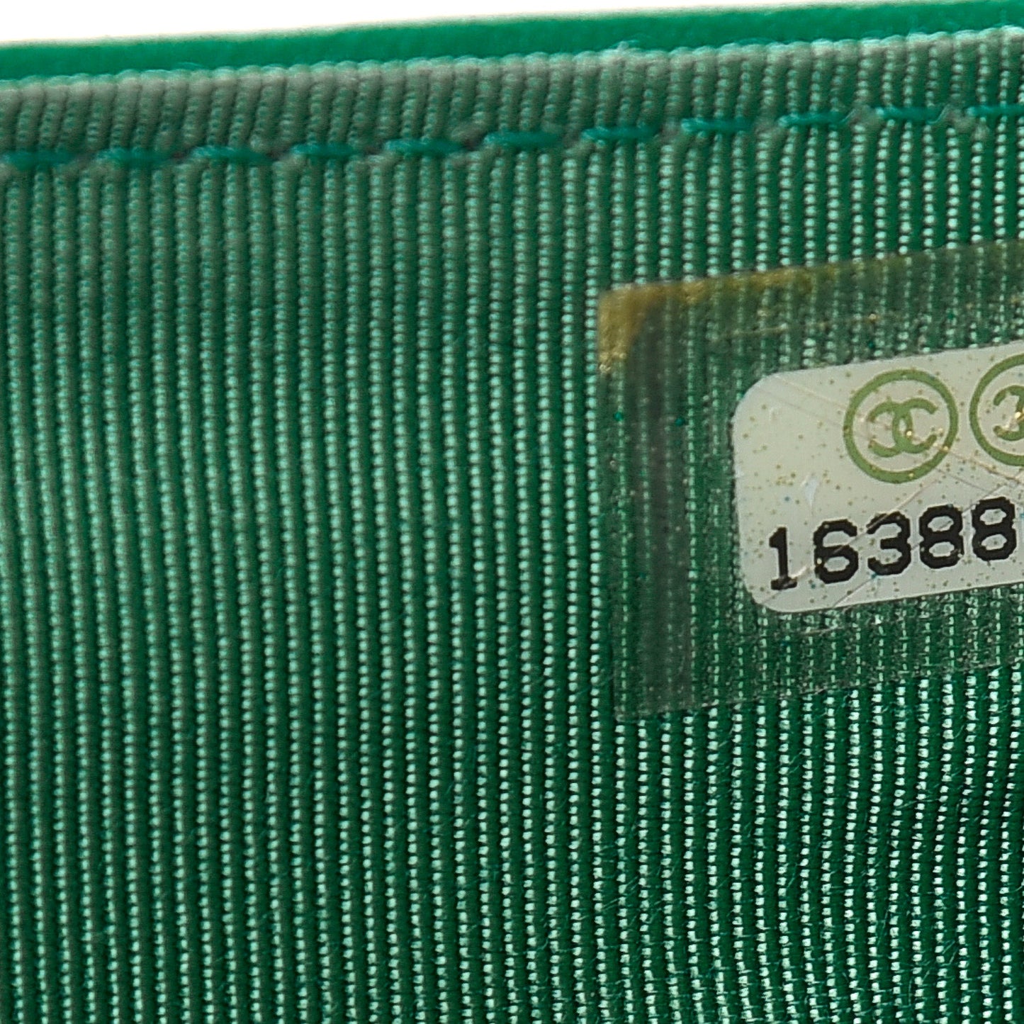 Lambskin Quilted Large Flap Wallet Green