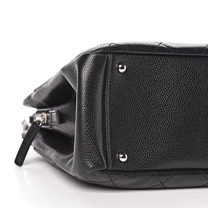 Chanel Caviar Quilted CC Timeless Soft Tote Black 8 of 10