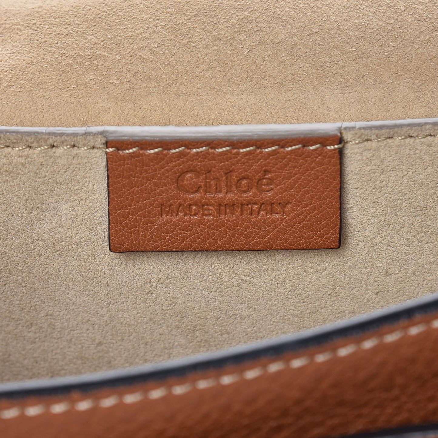 Calfskin Suede Small Jodie Camera Bag Caramel