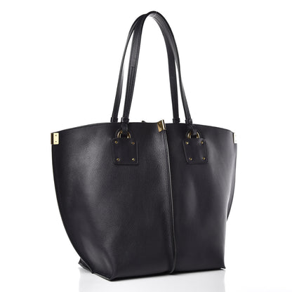 Chloe Smooth Calfskin Medium Vick Tote Full Blue 4 of 10