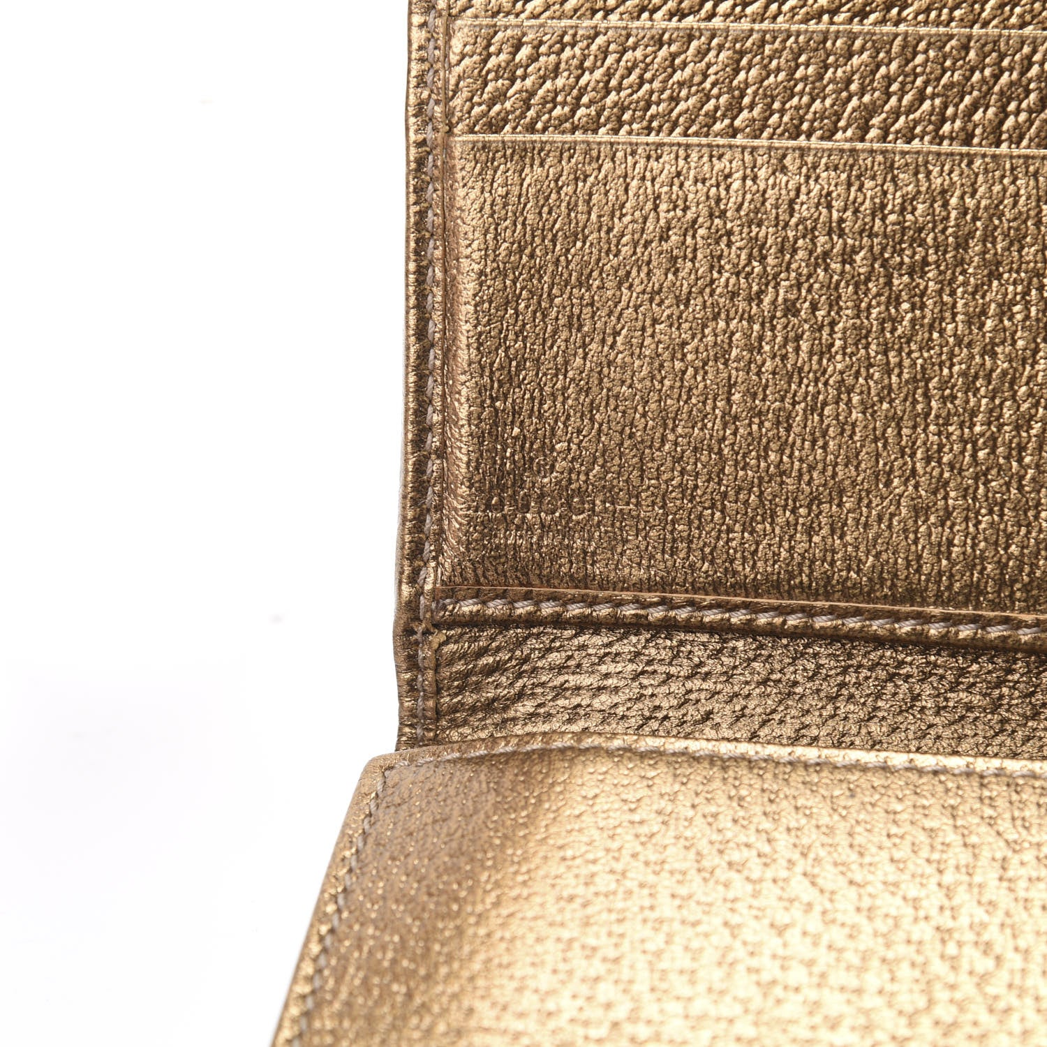 Gucci Monogram Princy Continental Wallet Gold 6 of 11