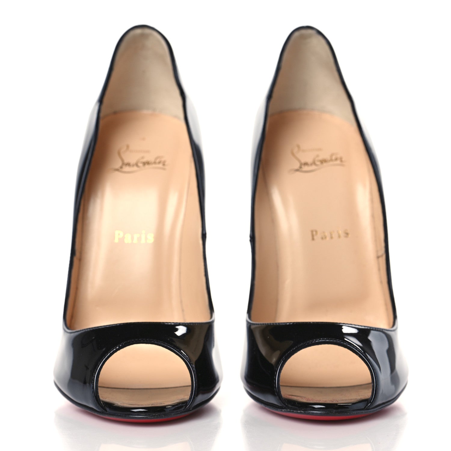 Christian Louboutin Patent Hot Chick 130 Pumps 40 Black 3 of 8