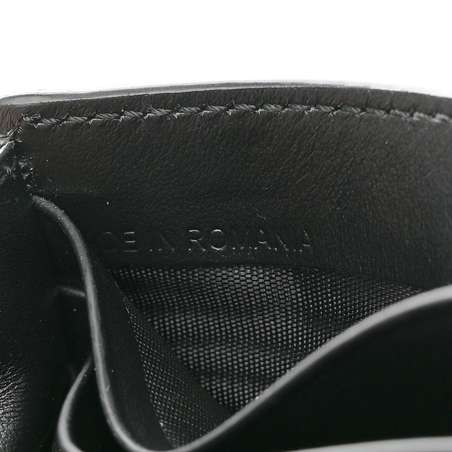 Burberry Vintage Check Grain Calfskin Halton Wallet Black 7 of 7