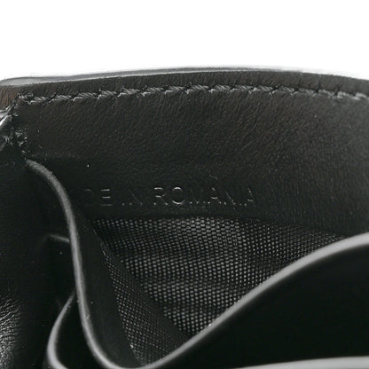 Burberry Vintage Check Grain Calfskin Halton Wallet Black 7 of 7