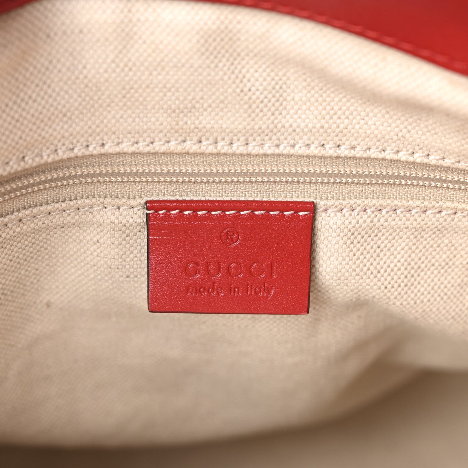 Gucci Monogram Medium Sukey Top Handle Red 6 of 10