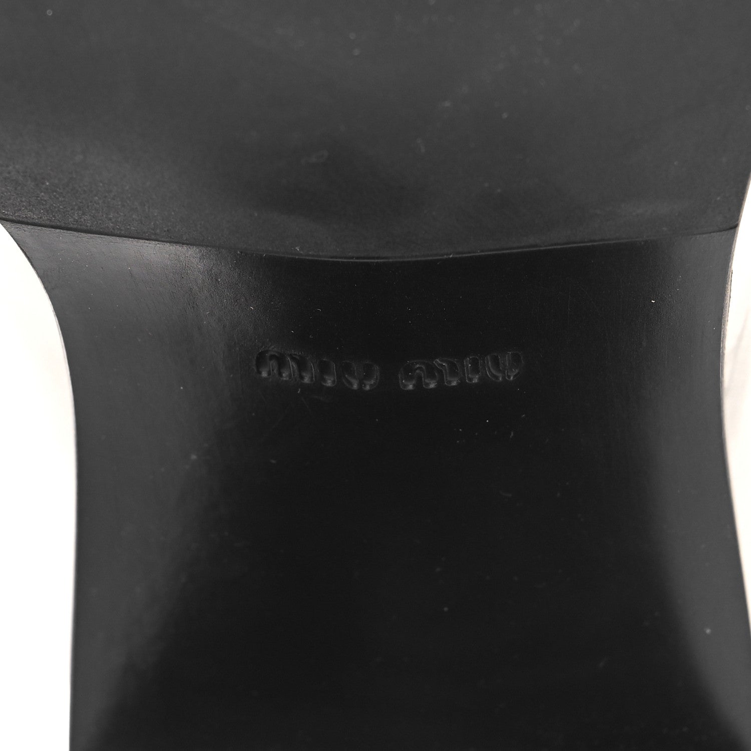 Miu Miu Calfskin Thong Ankle Booties 38.5 White Black 9 of 10