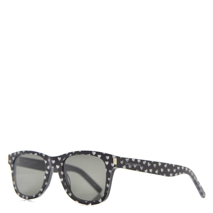 Saint Laurent Square Heart Sunglasses SL51 Black 1 of 7