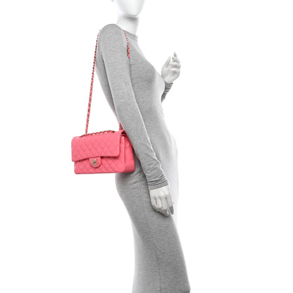 Chanel Lambskin Quilted Medium Double Flap Pink 2 of 11
