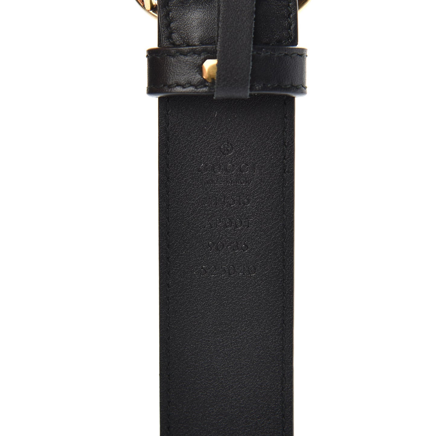 Calfskin Double G 30mm Belt 90 36 Black