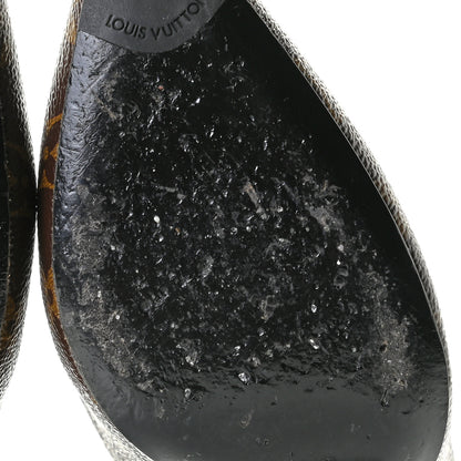 Louis Vuitton Monogram Cherie Pumps 37.5 Black 11 of 13