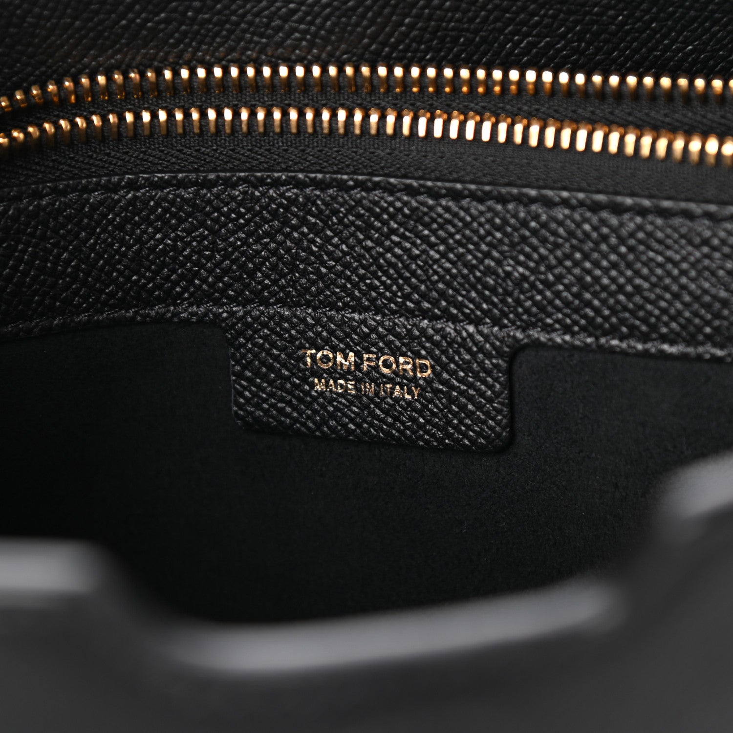 Tom Ford Calfskin Medium Tara Shoulder Bag Black 6 of 9