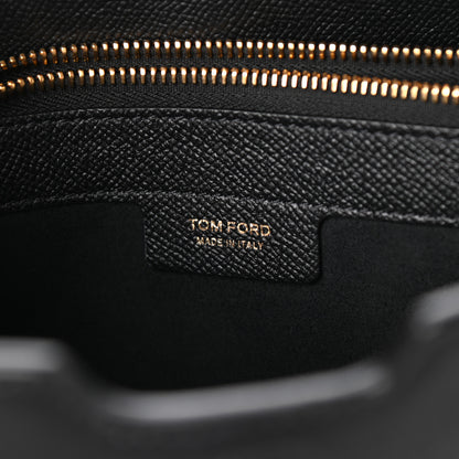 Tom Ford Calfskin Medium Tara Shoulder Bag Black 6 of 9