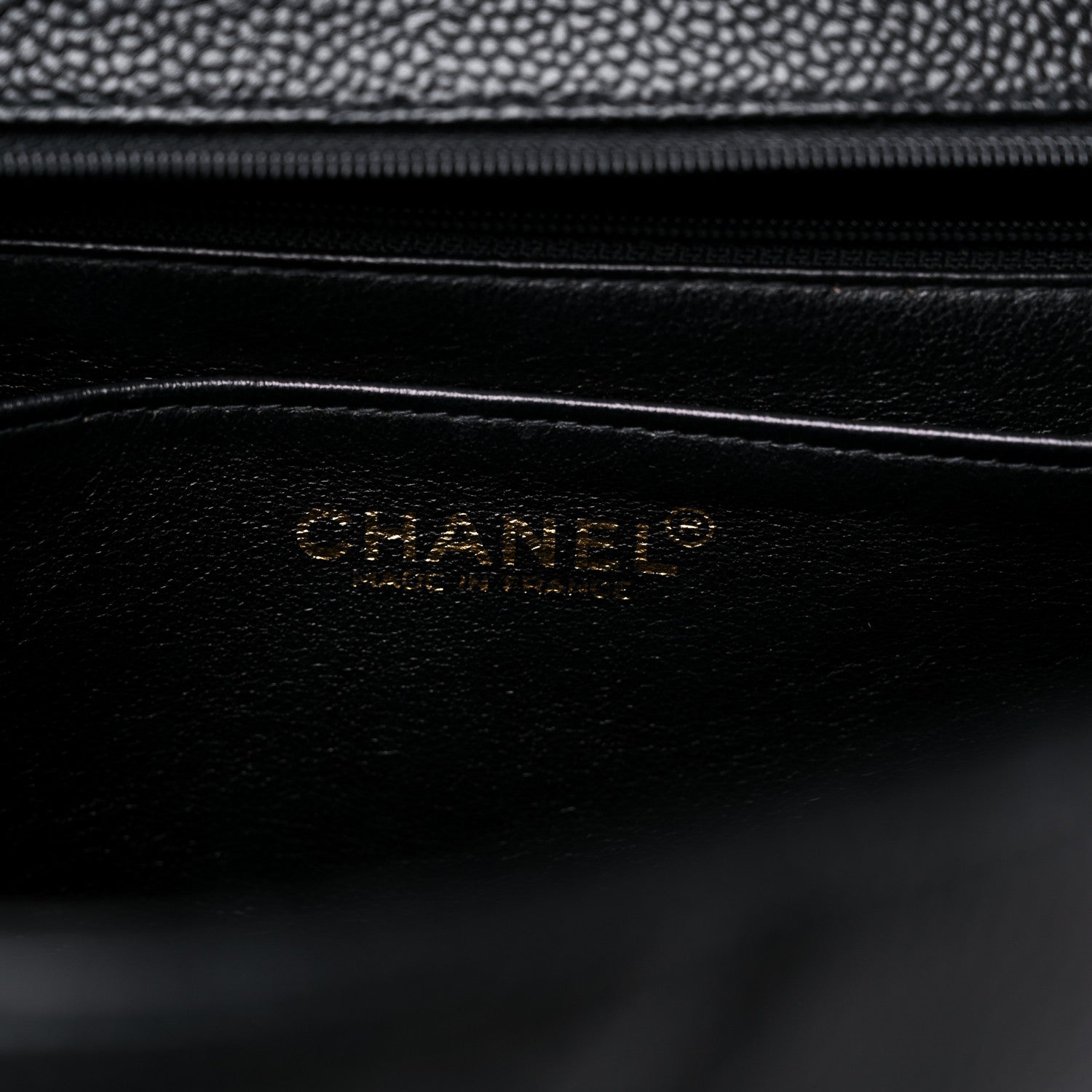 Chanel Caviar Quilted Jumbo Kelly Flap Black 6 of 14