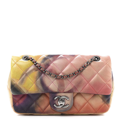 Chanel Printed Lambskin Quilted Small Flower Power Flap 1 of 11