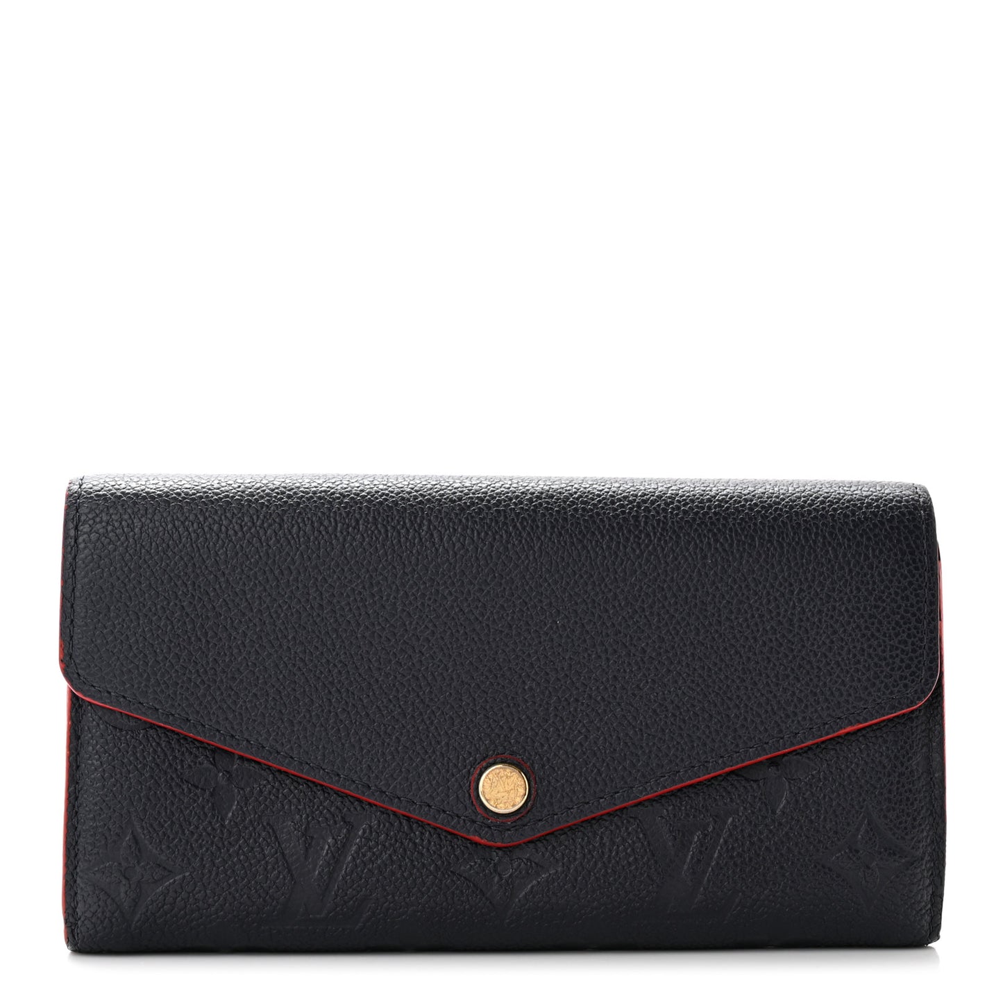 Empreinte Sarah Wallet NM Marine Rouge