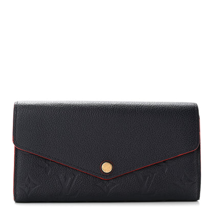 Louis Vuitton Empreinte Sarah Wallet NM Marine Rouge 1 of 11