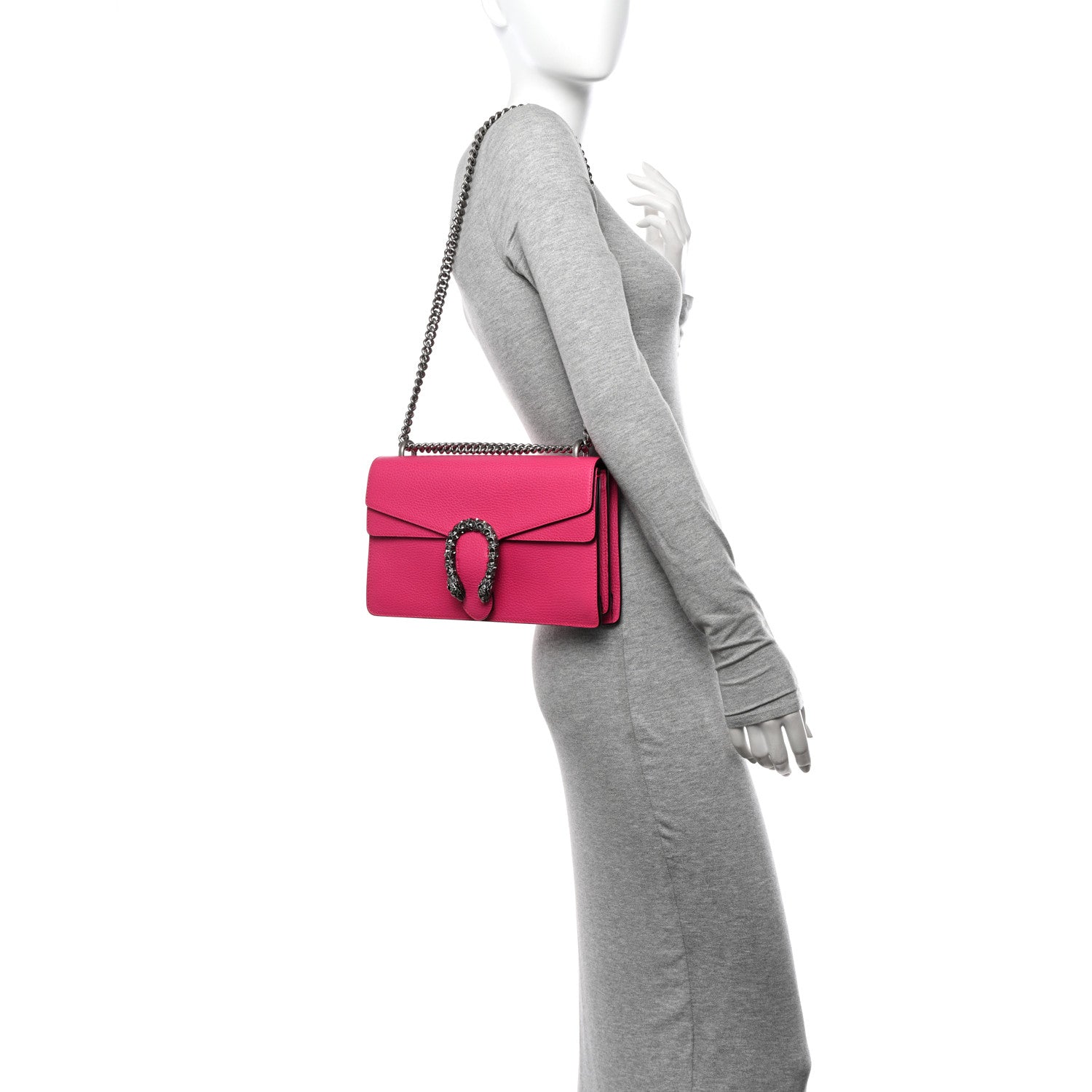 Gucci Dollar Calfskin Small Dionysus Shoulder Bag Box Pink 3 of 10