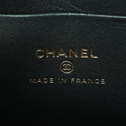 Chanel Iridescent Lambskin Quilted Small Top Handle Vanity Case With Chain Dark Green 6 of 10