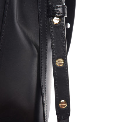 Mansur Gavriel Vegetable Tanned Calfskin Bucket Bag Black Flamma 12 of 22