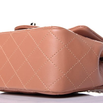 Chanel Lambskin Quilted Mini Square Flap Brown 9 of 10