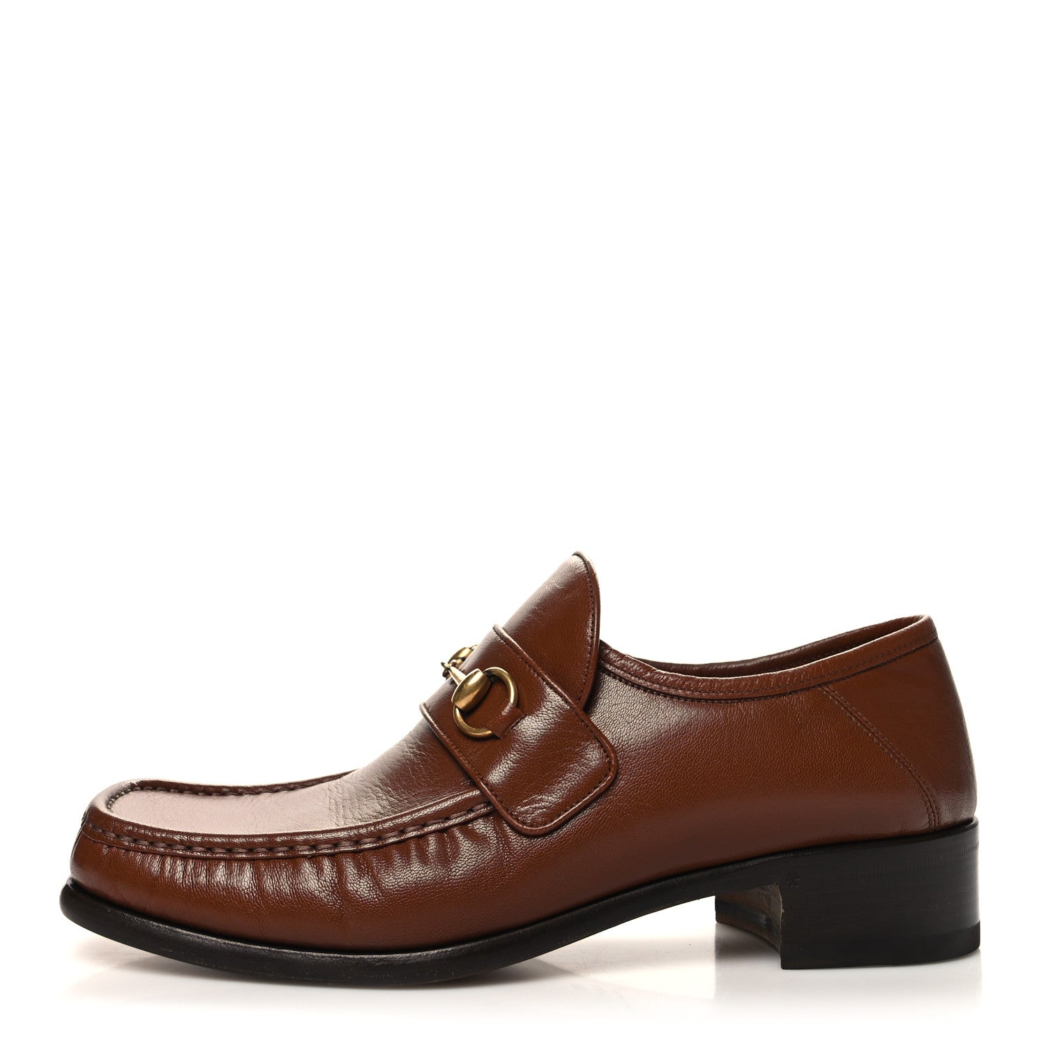 Gucci Goatskin Mens Horsebit Loafers 10 Cuir 1 of 9