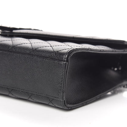 Saint Laurent Grain De Poudre Textured Mixed Matelasse Triquilt Medium Monogram Satchel Black 7 of 10