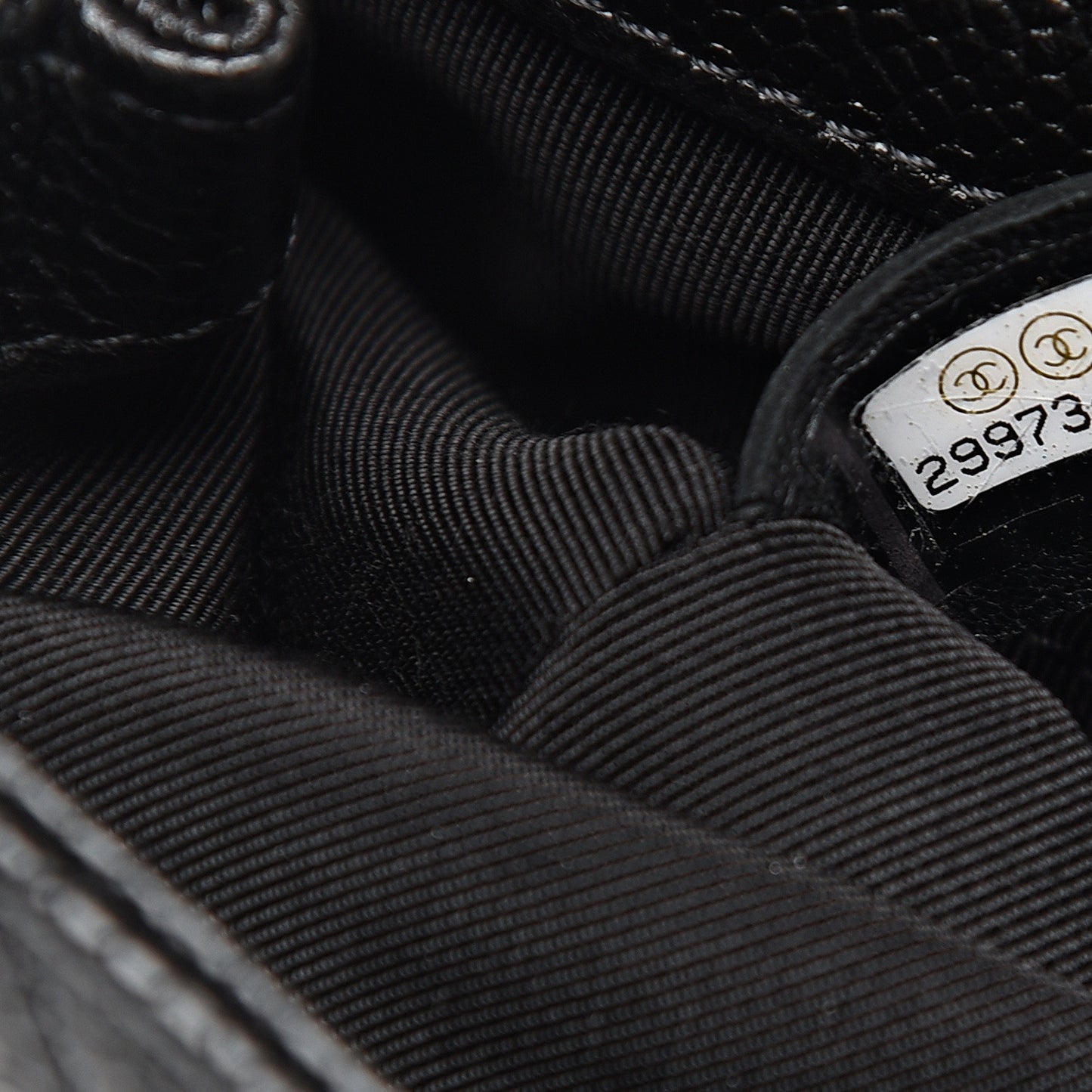 Caviar Quilted Incognito Mini Square Flap Black