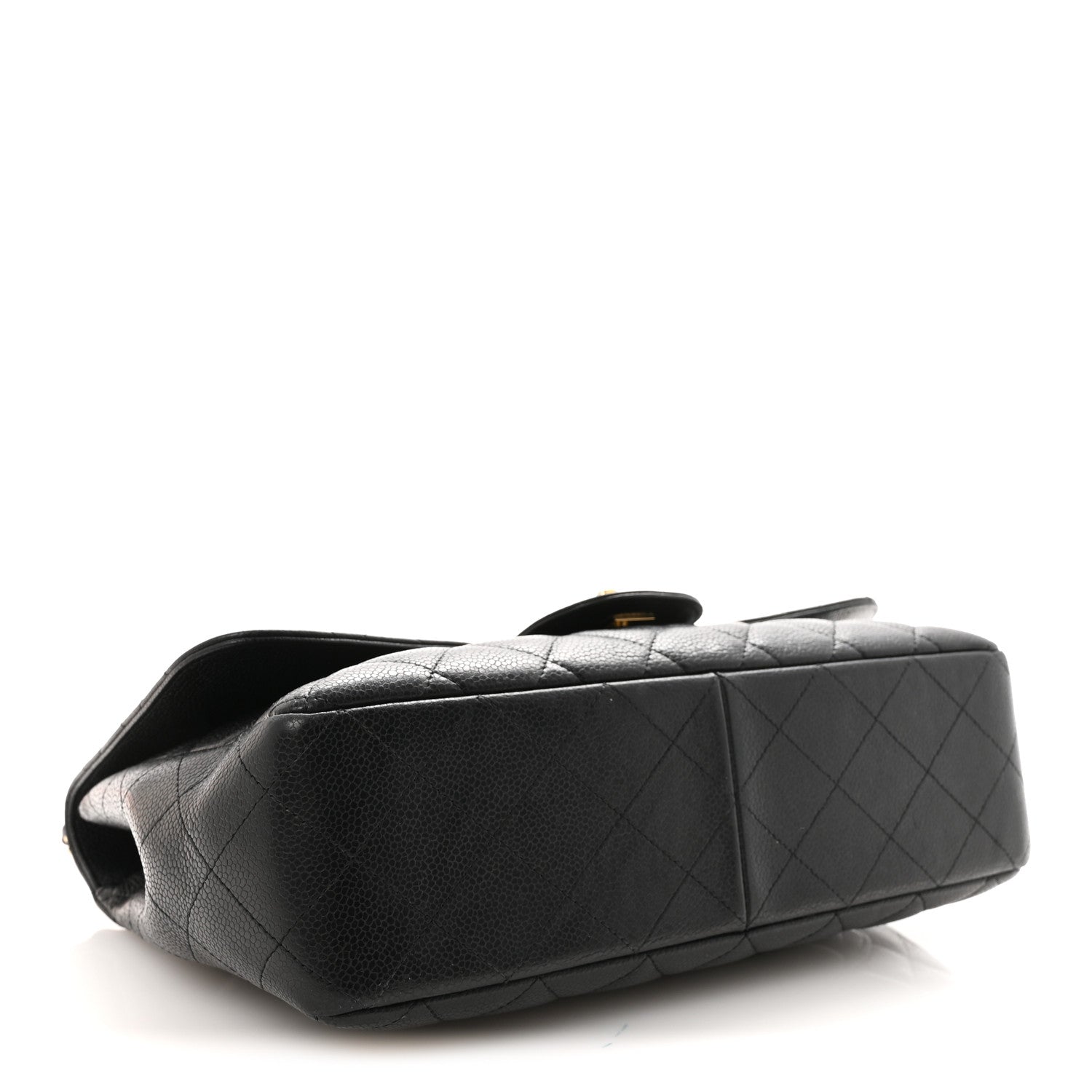 Chanel Caviar Quilted Jumbo Single Flap Black 4 of 10