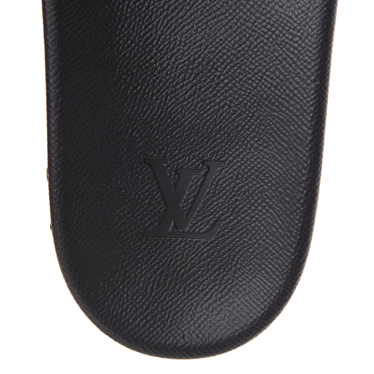 Rubber Monogram Eclipse Mens Waterfront Mules 12 Black