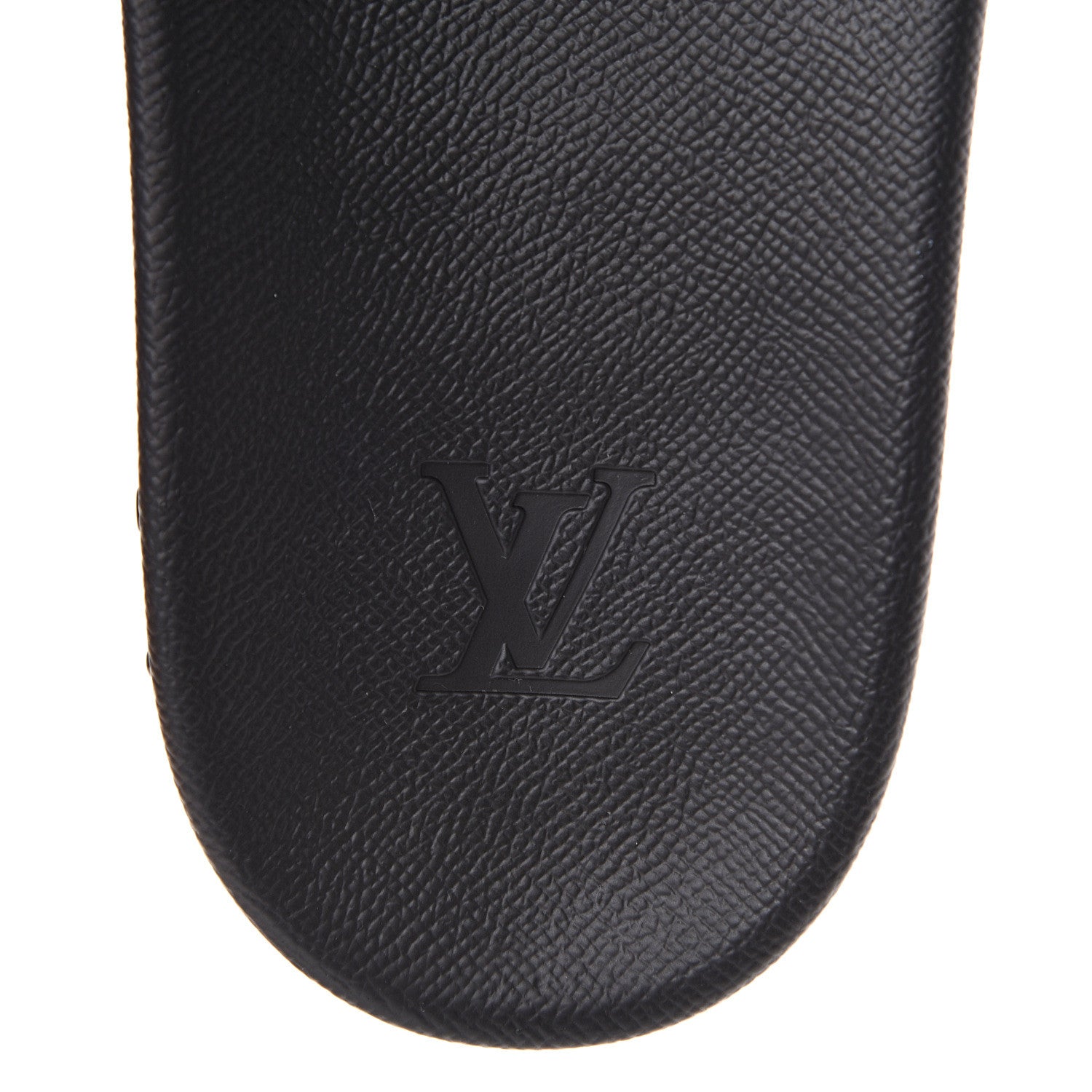Louis Vuitton Rubber Monogram Eclipse Mens Waterfront Mules 12 Black 7 of 9