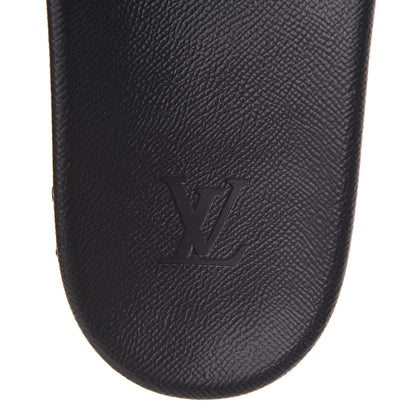 Louis Vuitton Rubber Monogram Eclipse Mens Waterfront Mules 12 Black 7 of 9