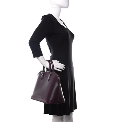 Louis Vuitton Epi Alma PM Cassis 2 of 11