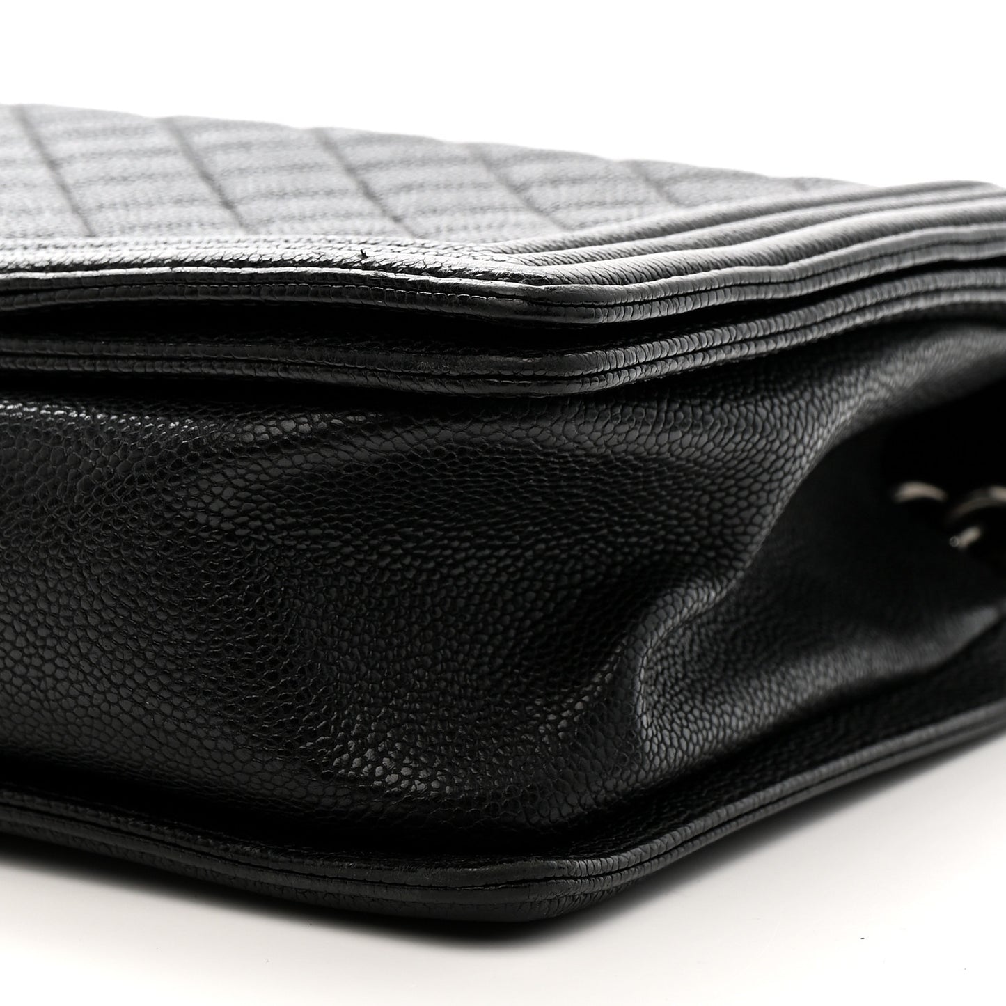 Caviar Quilted New Medium Boy Flap Black
