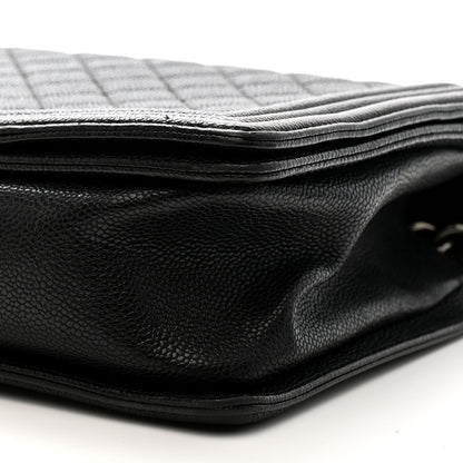 Chanel Caviar Quilted New Medium Boy Flap Black 10 of 10