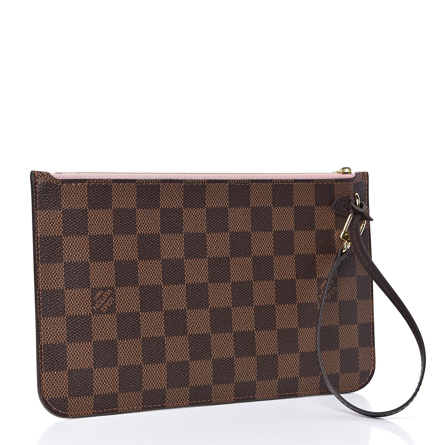 Louis Vuitton Damier Ebene Neverfull MM GM Pochette Rose Ballerine 3 of 6