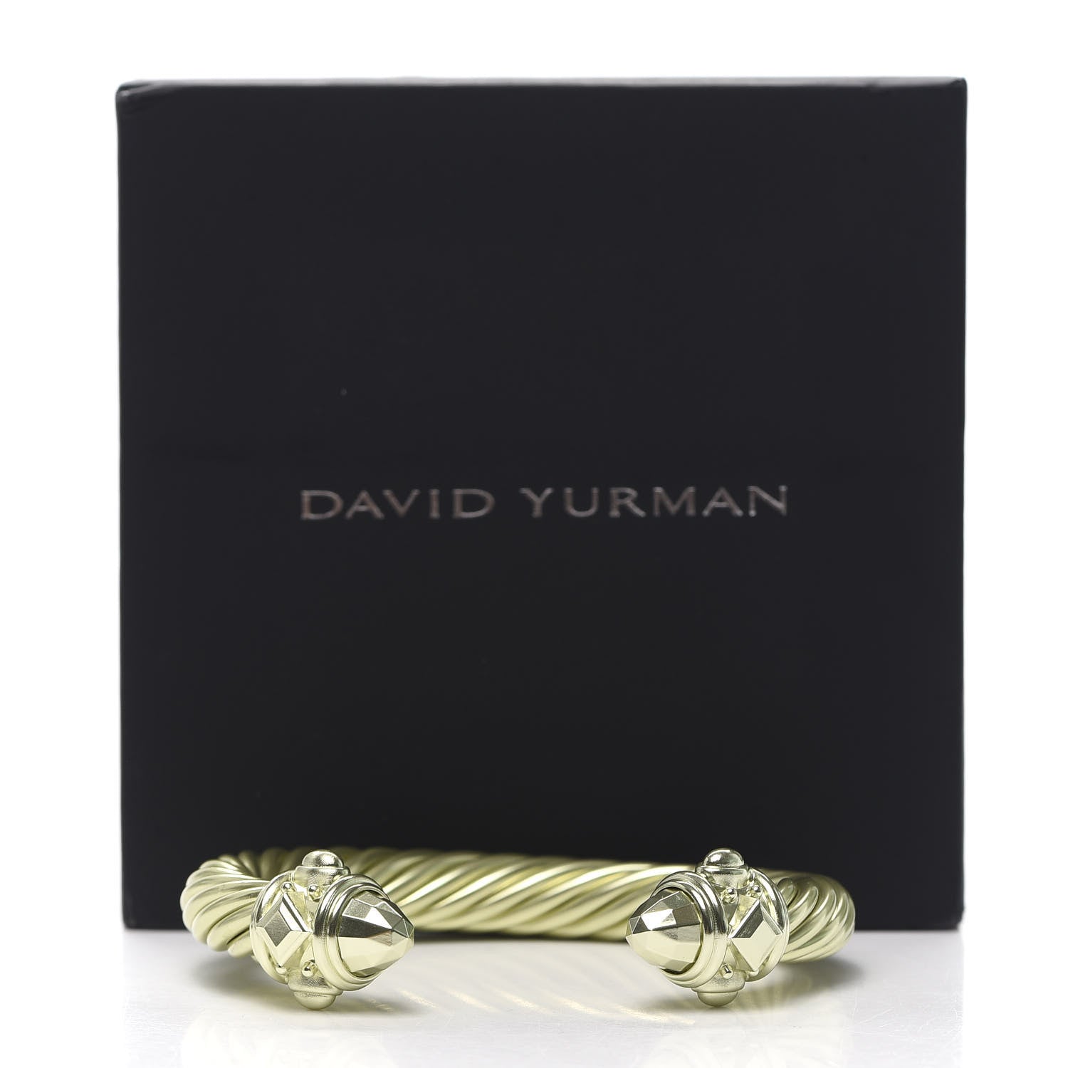 David Yurman Aluminum Renaissance 10mm Cable Bracelet Champagne 6 of 6