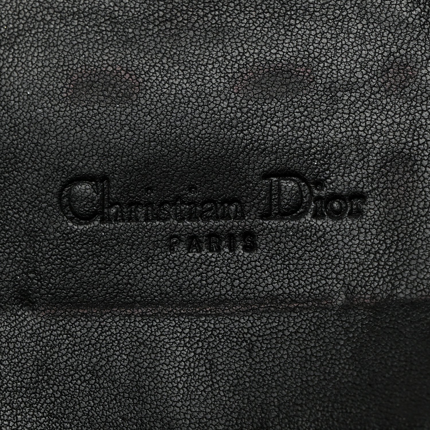 Christian Dior Patent Cannage Miss Dior Chain Wallet Black 7 of 8