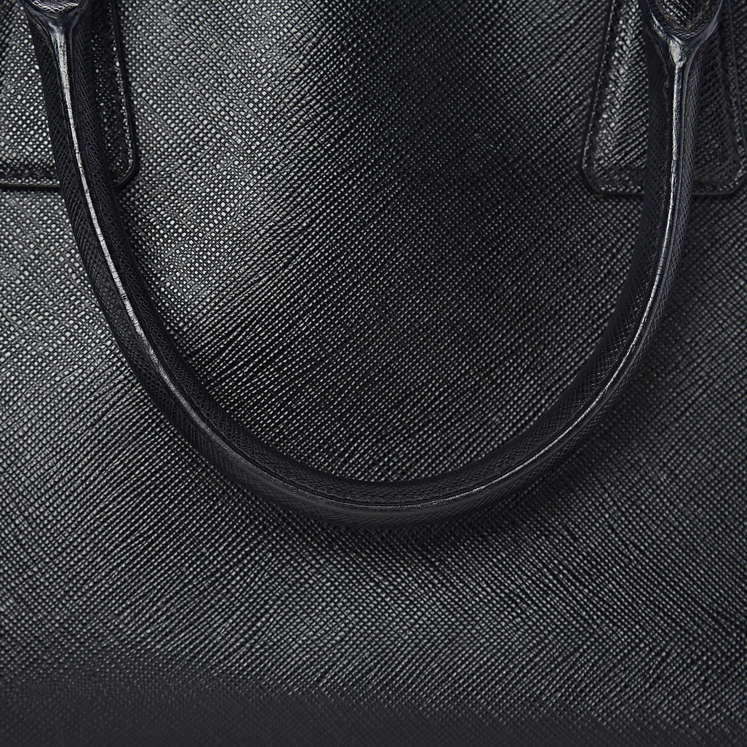 Prada Saffiano Small Galleria Double Zip Tote Black 12 of 16