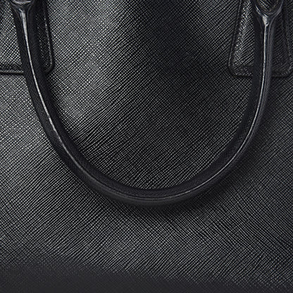 Prada Saffiano Small Galleria Double Zip Tote Black 12 of 16