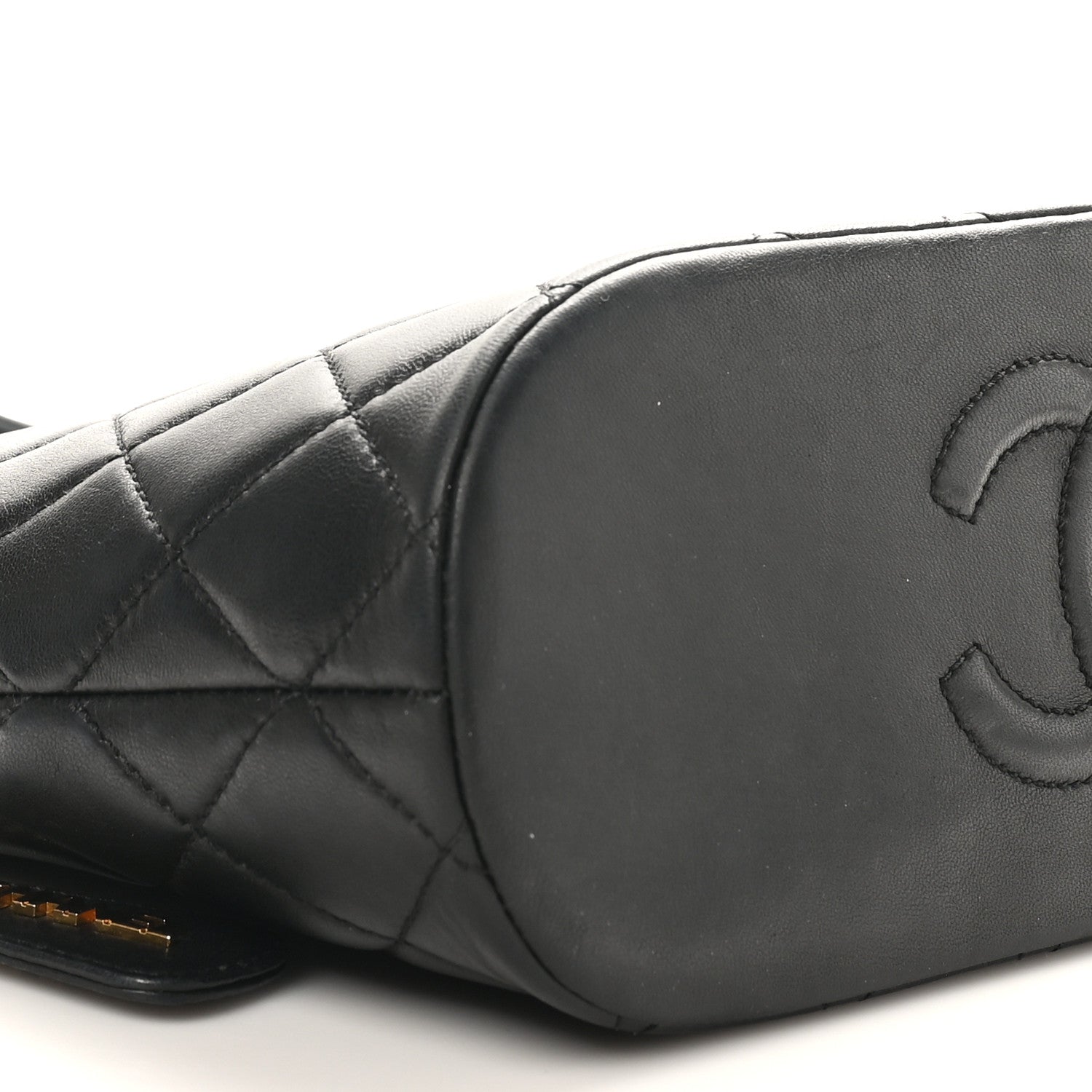 Chanel Lambskin Quilted Tote Black 10 of 12
