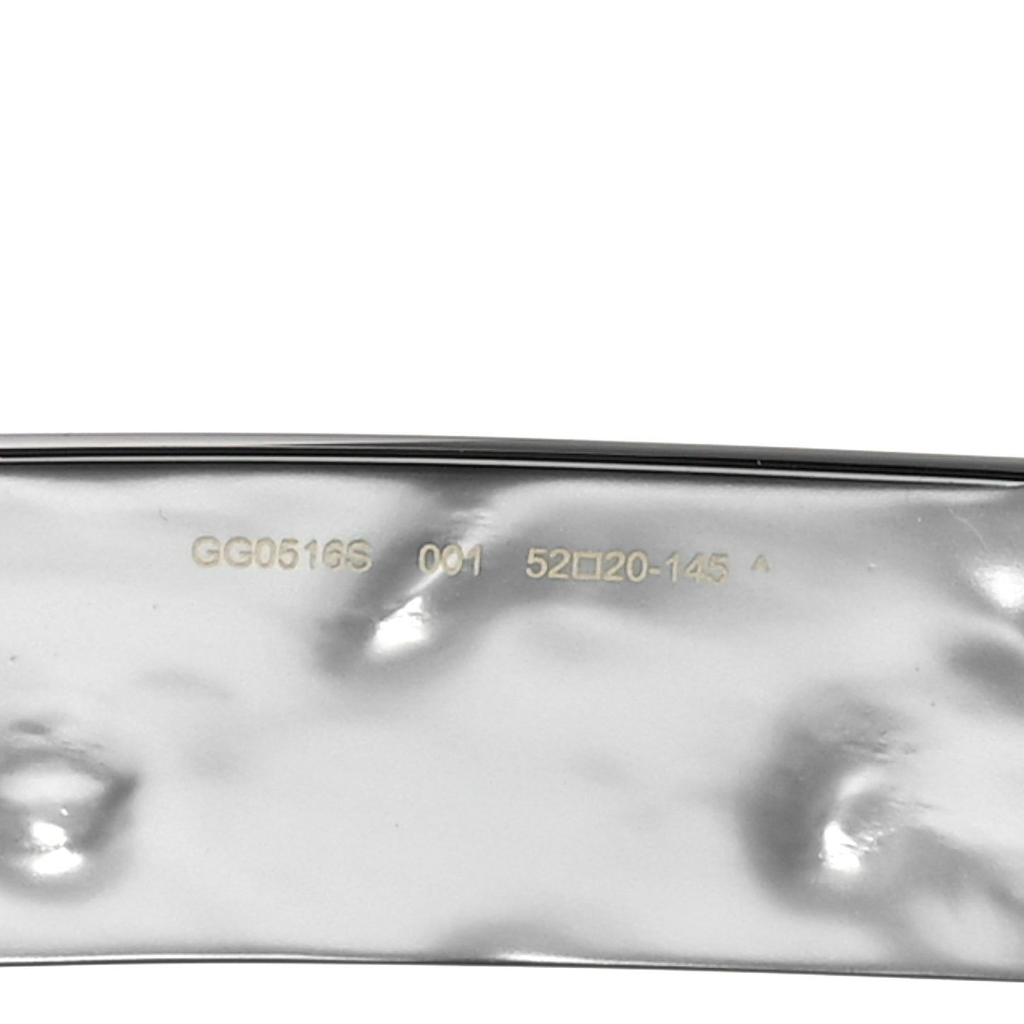 Acetate Rectangular Sunglasses GG0516S Black