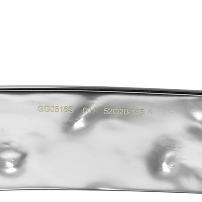 Gucci Acetate Rectangular Sunglasses GG0516S Black 6 of 7