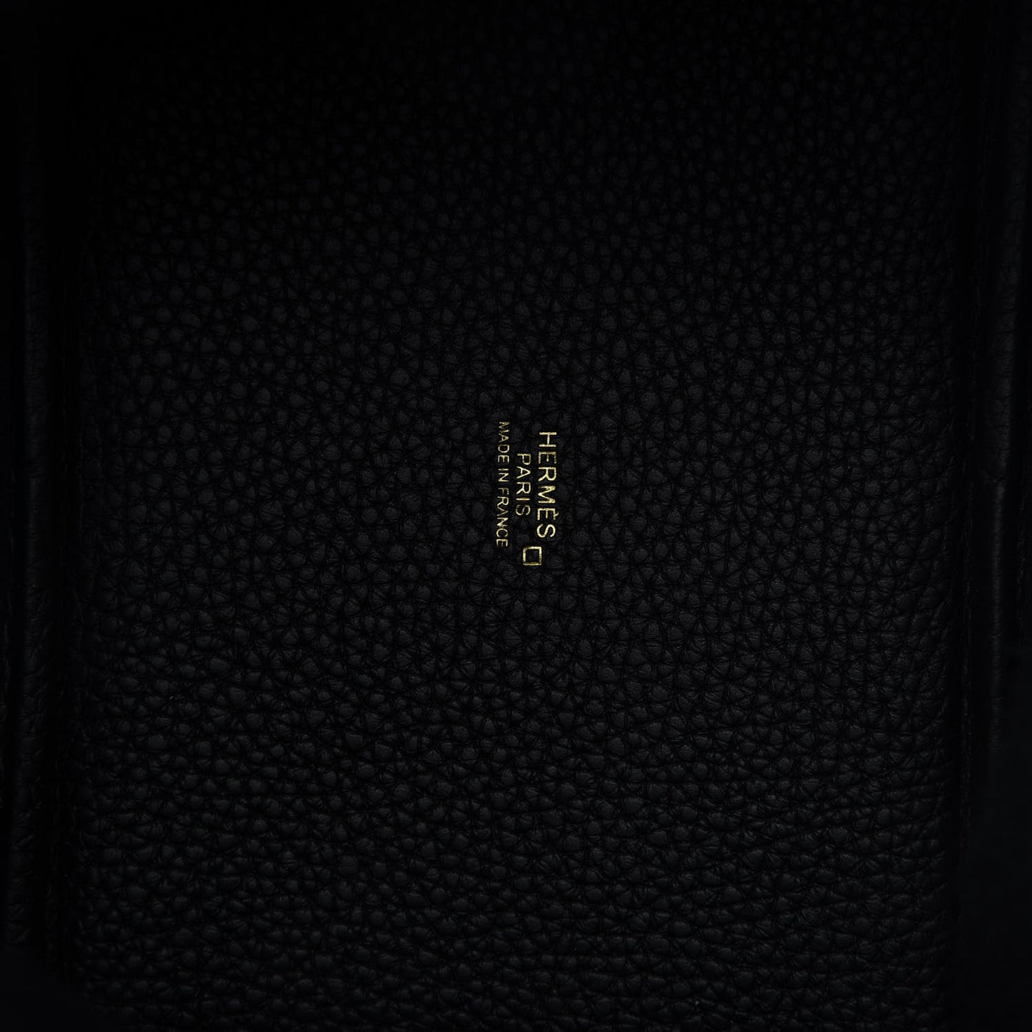 Taurillon Clemence Matte Alligator Picotin Lock Touch 18 PM Black