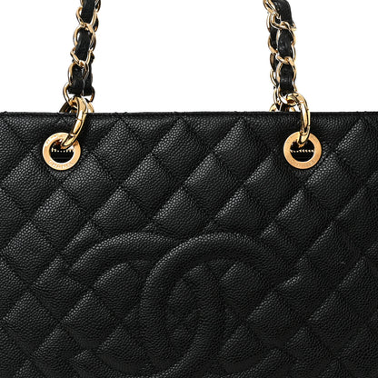 Chanel Caviar Quilted Grand Shopping Tote GST Black 10 of 11